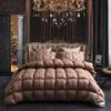 All-Cotton Thick Winter Quilt with White Duck Down - Cozy and Warm for Home or Hotel Use