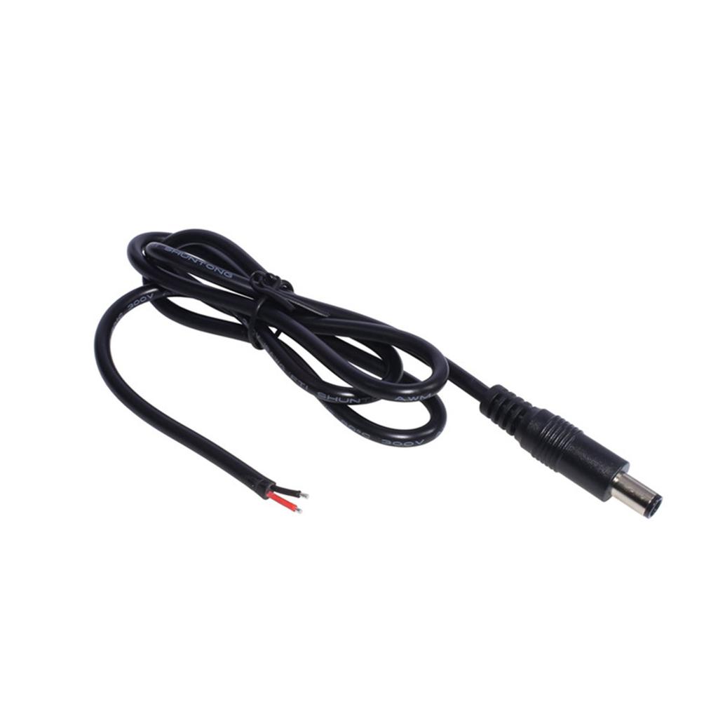 7.4mmx5.0mm Male Plug Power Adapter Pigtail Cable Cord 7.4mmx5.0mm to 2Pin Power Cable for Laptops Projectors