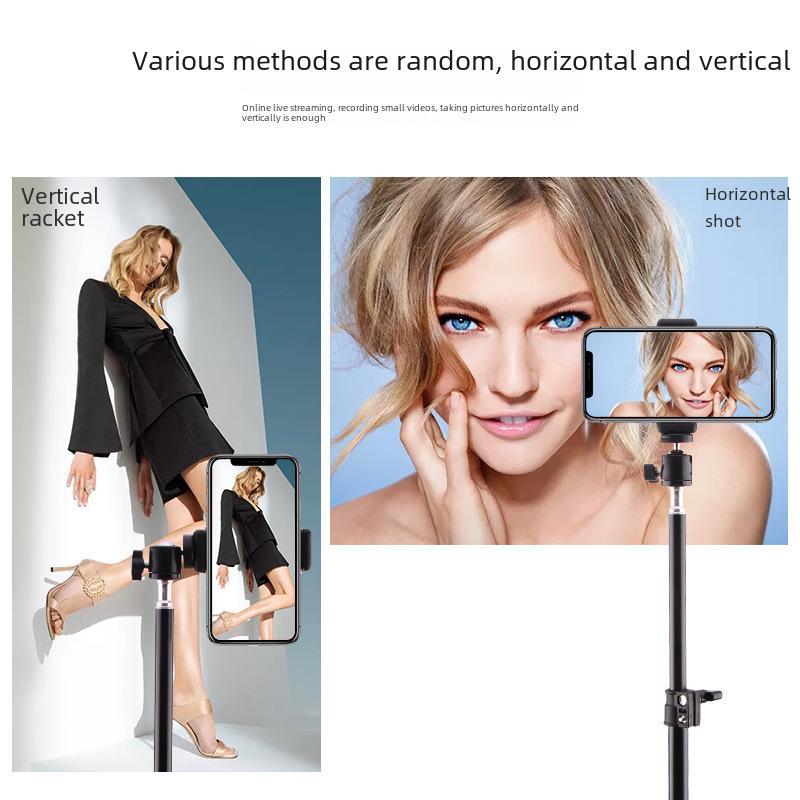 Bluetooth Selfie Floor Tripod for Mobile Phones and Tablets - Ideal for Live Streaming on Douyin and Kuaishou