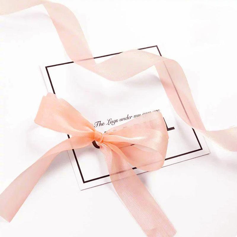 

20Yard/Roll Gift Box Festival Translucent Chiffon Ribbons DIY Handicraft Beautiful 20Yard Bowknot 2.5CM Width Packing Ribbons 2.5cm