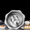 Yu Zhu Xun Rotating Adjustable Stainless Steel Dual-Flavor Hot Pot