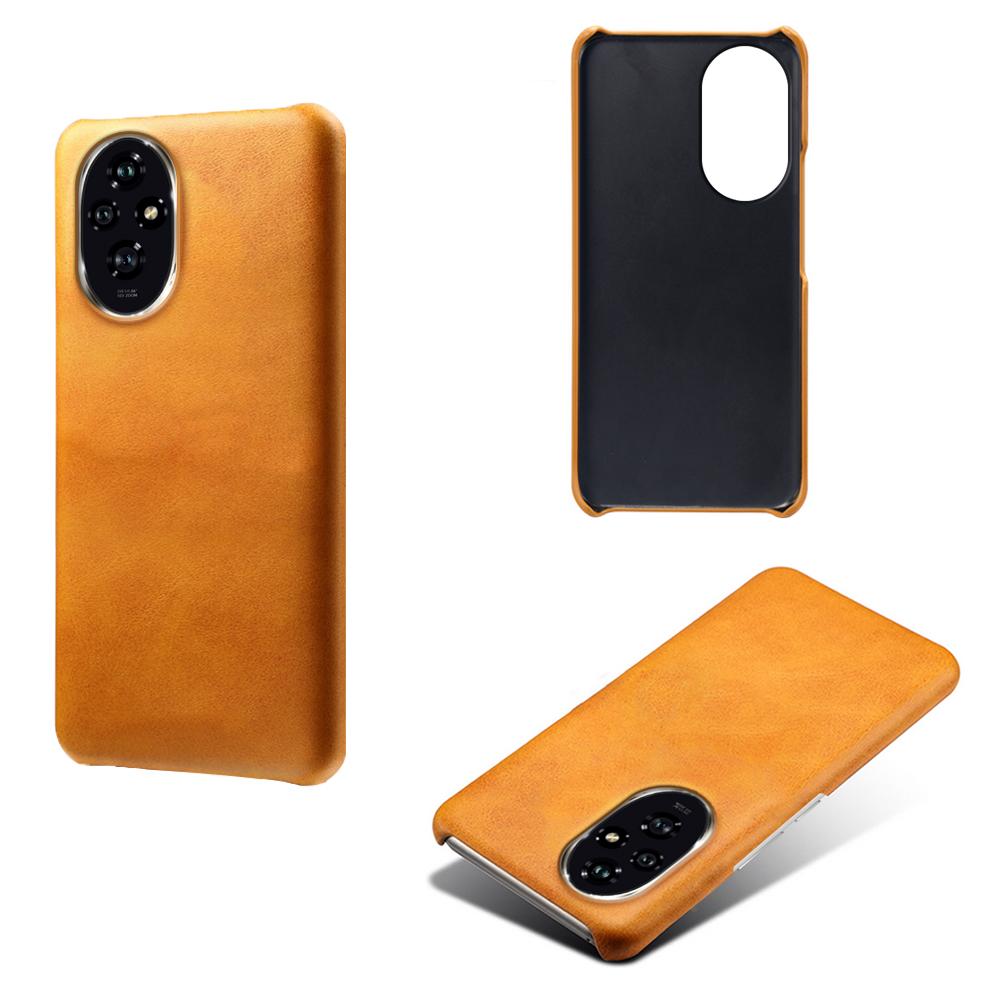 For Honor 200 5G Case Calf Texture PU Leather Hard PC Protective Phone Cover