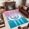 Manchester City Customize Your Name Carpet Design for Dormitory Hallway Study room Balcony Anti-slip Rug Office home decor Gift for Festivals