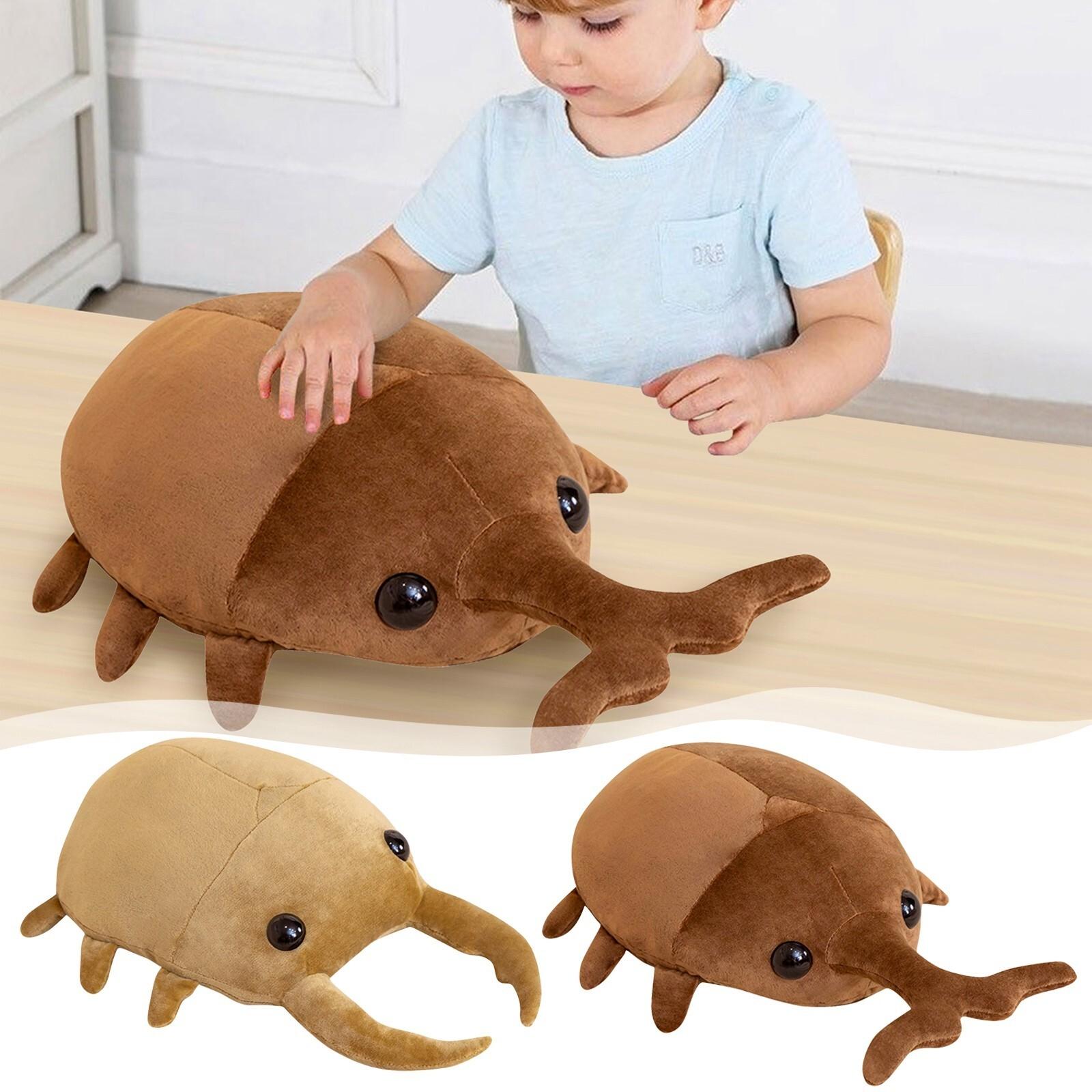 

Плюшевая игрушка-подушка серии «Насекомые», плюшевая игрушка «Жук», лучший игрушечный подарок для общения и комфорта