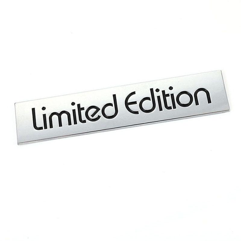 3D Metal Car Sticker Limited Edition Emblem Badge Decal Styling Accessories