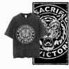 DI TIGER Printed Cotton Acid Washed Exclusive Graphic Unisex T Shirt Cool Vintage Streetwear Men Tshirts Big Size Tee for Men