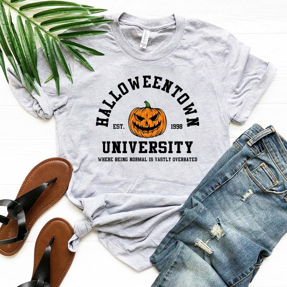 2025 Vintage halloweentown TShirt Unisex Women Halloween Shirt Pumpkin Face Graphic Tee retro fall HalloweenTown Movie Shirts