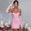 2024 Autumn/Winter Women's Sexy Slimming Sling Dress with Gloves