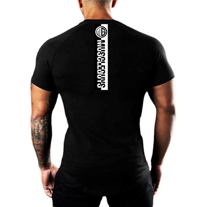 Do The Work Imprimat Sală Sport Fitness Culturism Moda bărbați Casual Vară Bumbac Respirabil Antrenament Tricou cool M-2XL