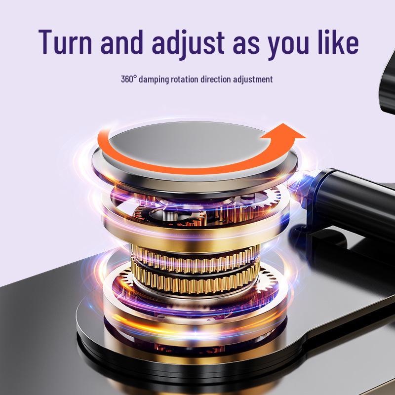 Top-Rated All-Metal 360° Rotating Foldable Phone Stand for Live Streaming