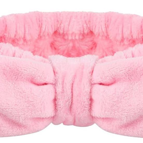 4 ks/sada Čelenka Čelenka Čelenka Sada Mašlička Skvělá absorpce vody Elastická Protiskluzová Čelenka Péče o pleť Pásek na zápěstí Odličování obličeje