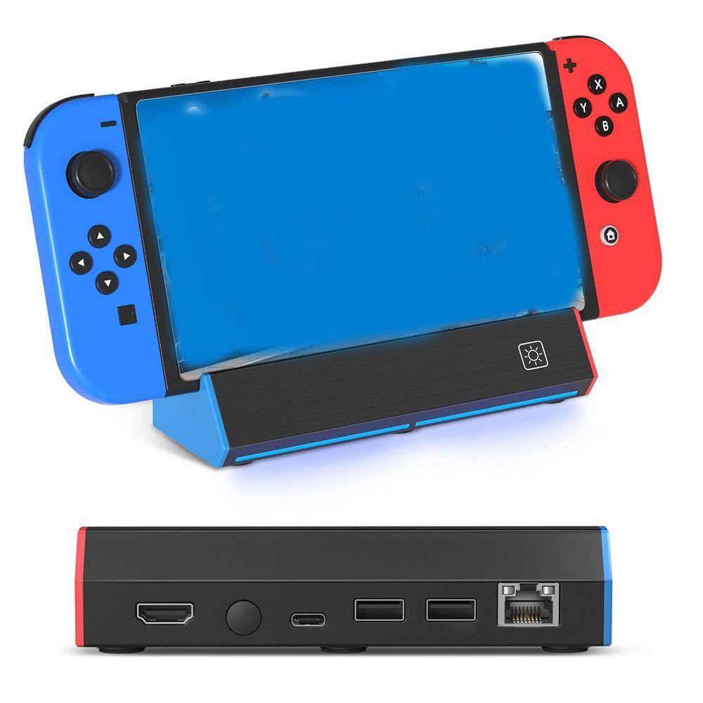 Type-C TV Dock Station USB Hub Adapter for Nintendo  Switch/Switch OLED Game Accessories