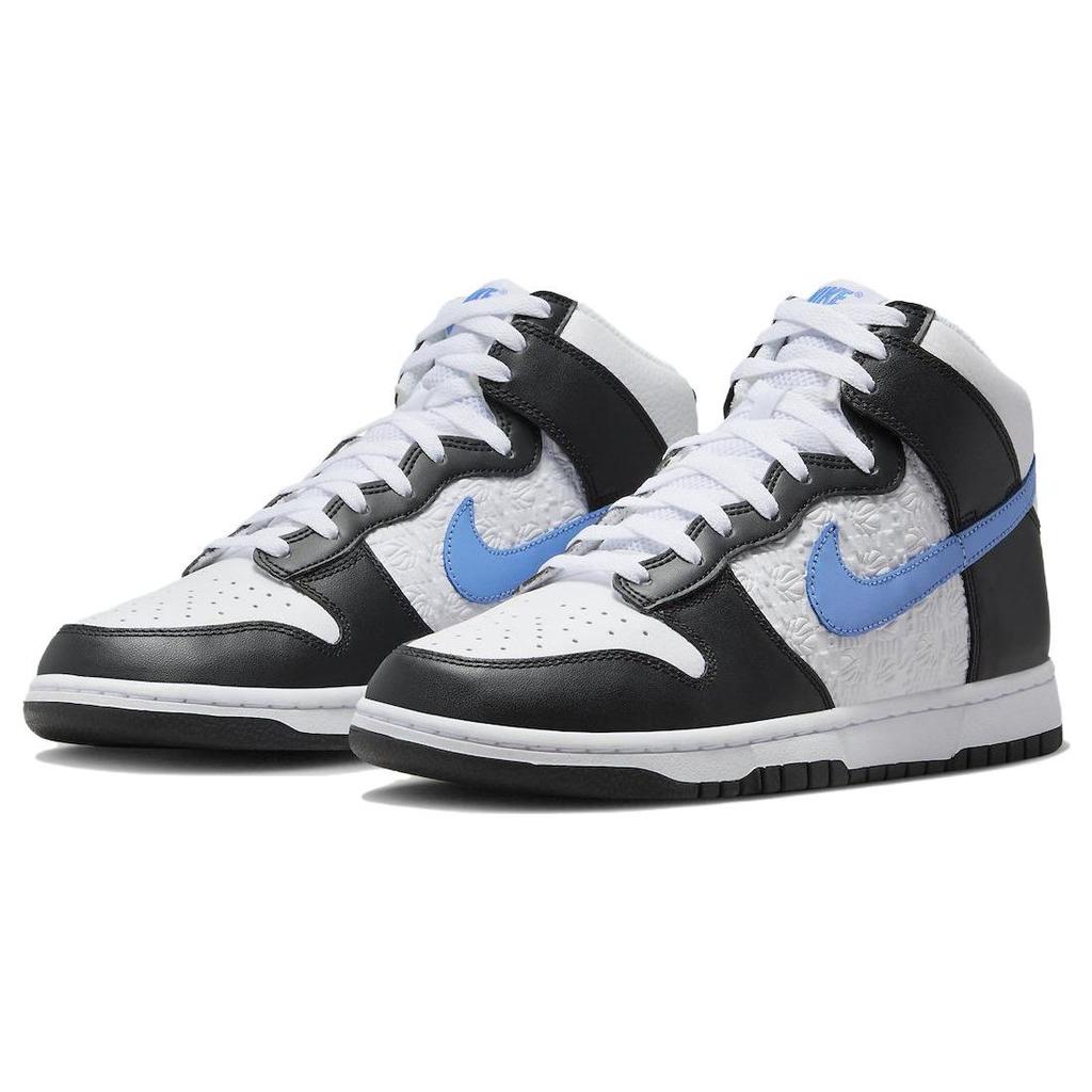Nike Dunk High EMB University Blue Men Sneakers Black White FJ4210-001