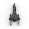 Military Series MOC Building Blocks SR-71 Blackbird Reconnaissance Aircraft Freely Rotatable Aircraft Children's Assembly Toy