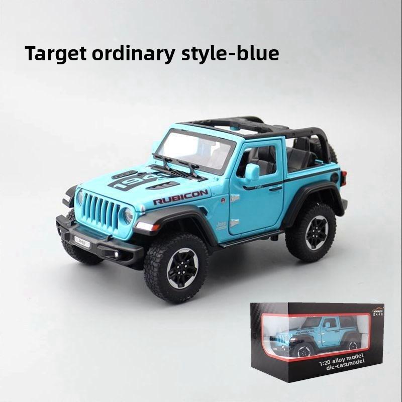 Simulation Wrangler Robin Hood Rubicon Convertible Off Road Car Toy Model