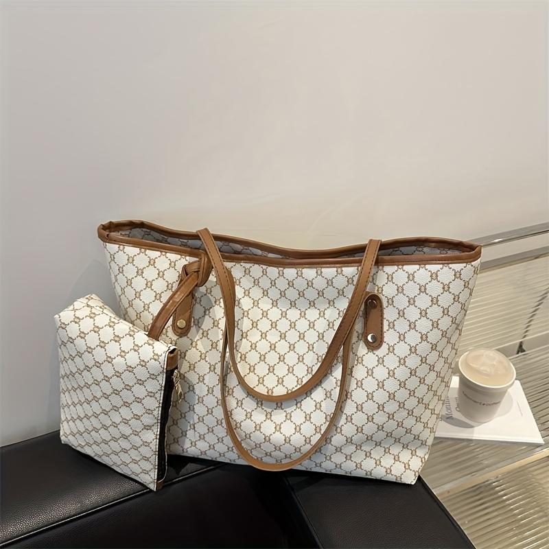 Large Capacity Women's Shoulder Bag Casual And Minimalist Classic Tote Spacious Women'S Commuting Tote Trendy Shoulder Bag