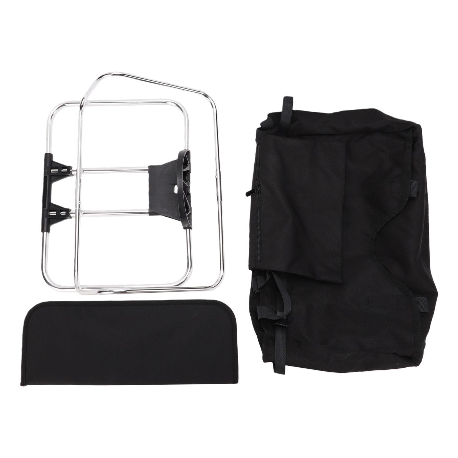Tomtop Jms Bike Front Basket Fit For Brompton Folding Bike Multifunctional Large Capacity Water Proof Polyester Bike Shopping