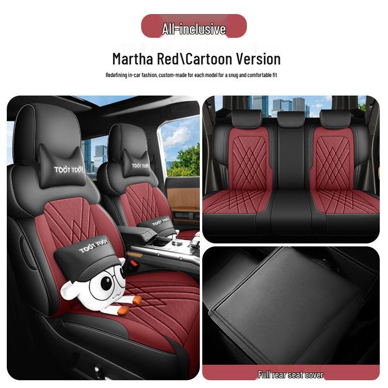 Jetour Shanhai T2 Full Leather Car Seat Cushion - Universal, All-Season Model