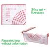 Baking Cushion Non-stick with Scale Silicone Kneading Rolling Dough Mat