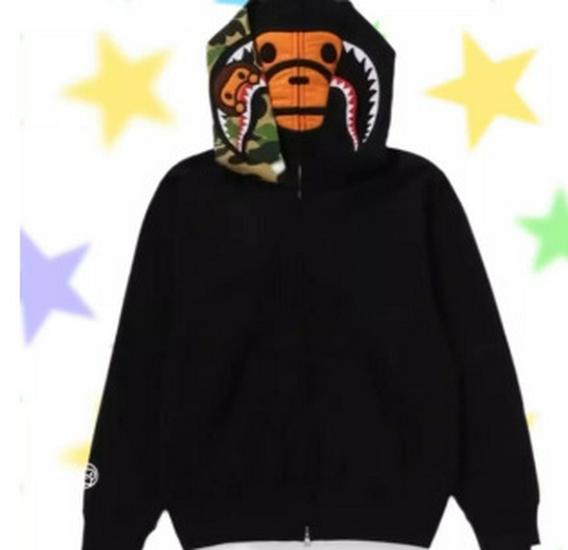 

Кепка з камуфляжем та головою мавпи BAPE x M.Ilo Large