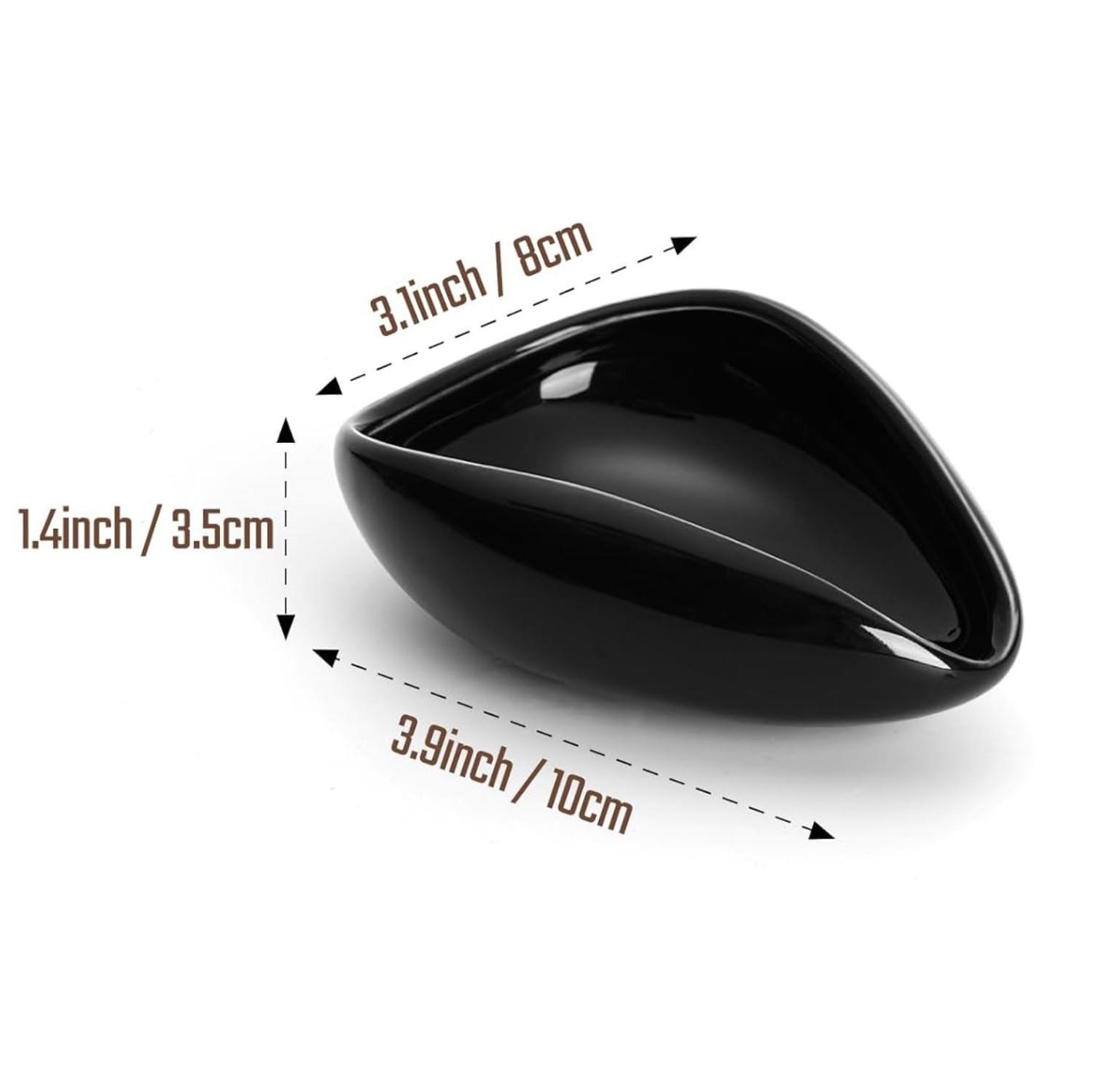 Modern minimalist ceramic coffee bean display tray, coffee accessories, providing fashionable small tools for coffee enthusiasts