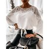 Women's New Autumn/Winter Long-Sleeve Lace Blouse 2023