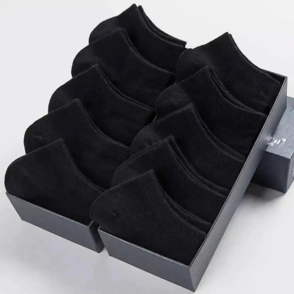 10pairs / Low Black And White Gray Men's Socks Men's Men's Socks Breathable Sports Socks Men's Short Socks Women's Socks EU37-44