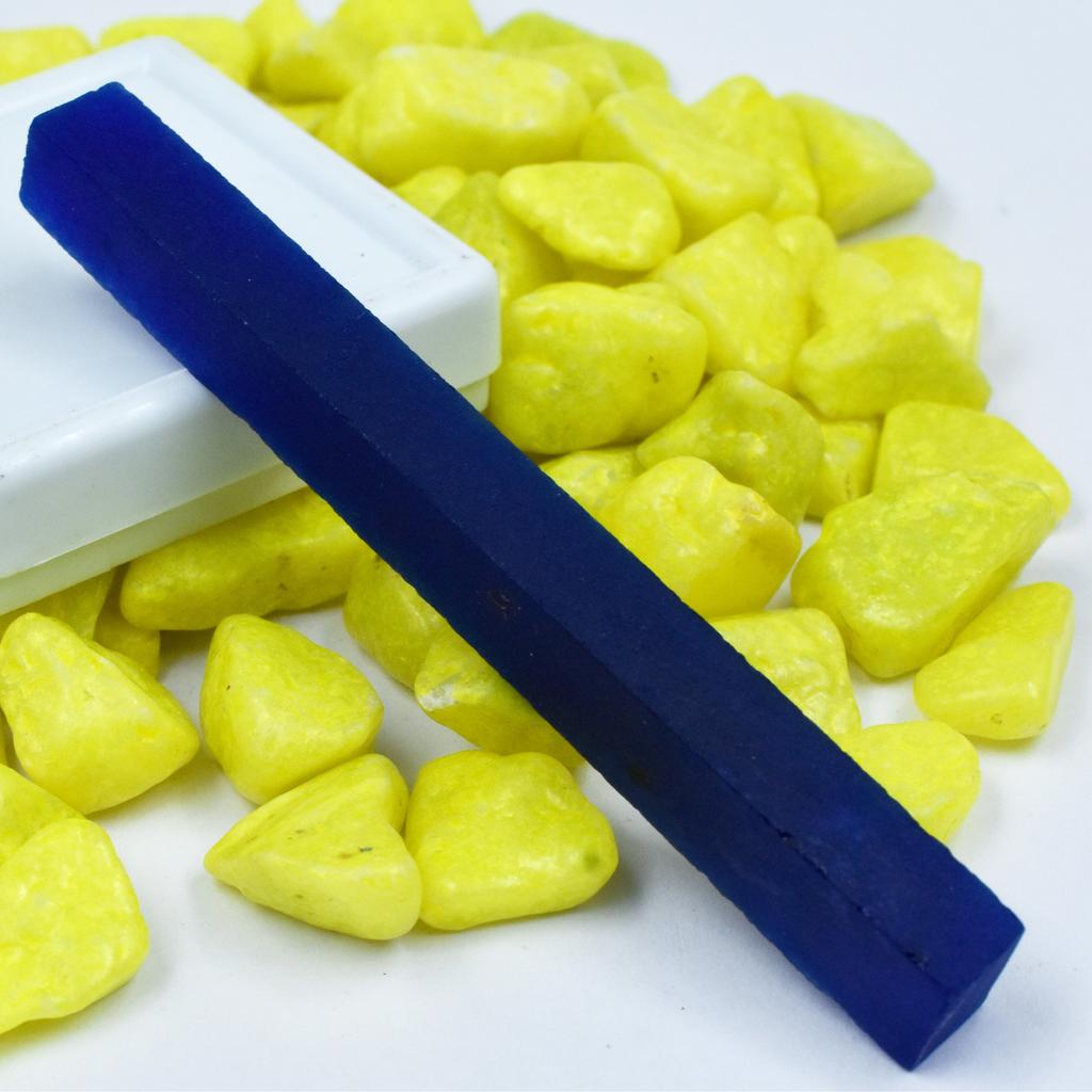 Blue Rough Sapphire 62.45 Carat Natural Uncut Rough CERTIFIED Loose Gemstone AR-2334