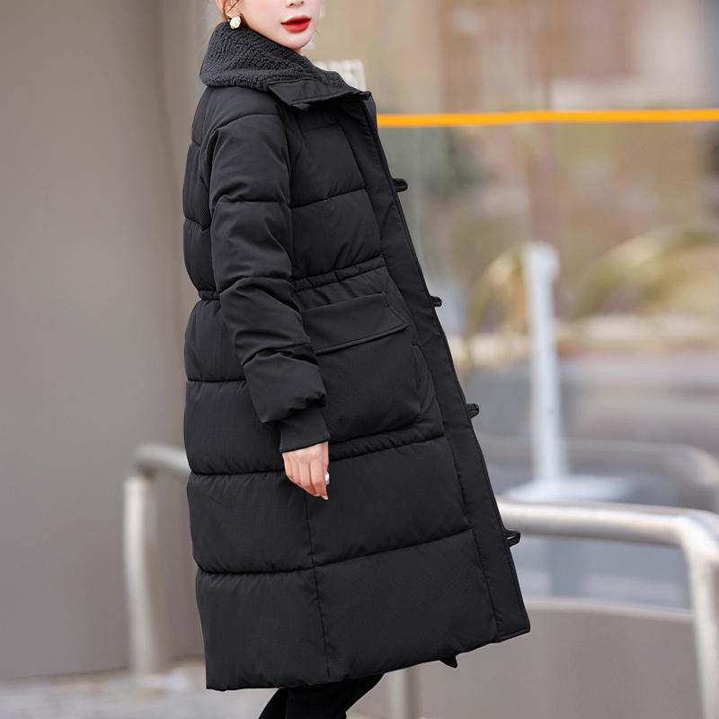 Women's Winter Coat Plus Size Fashion Thick Warm Long Warm Parkas Female Overcoat
