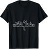 Cat and Plants Design Funny Plants Lovers T-Shirt Unisex T-Shirt
