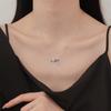 Bamboo Rhyme Necklace Women's Light Luxury Niche Design Clavicle Chain Diamond Pendant Necklace