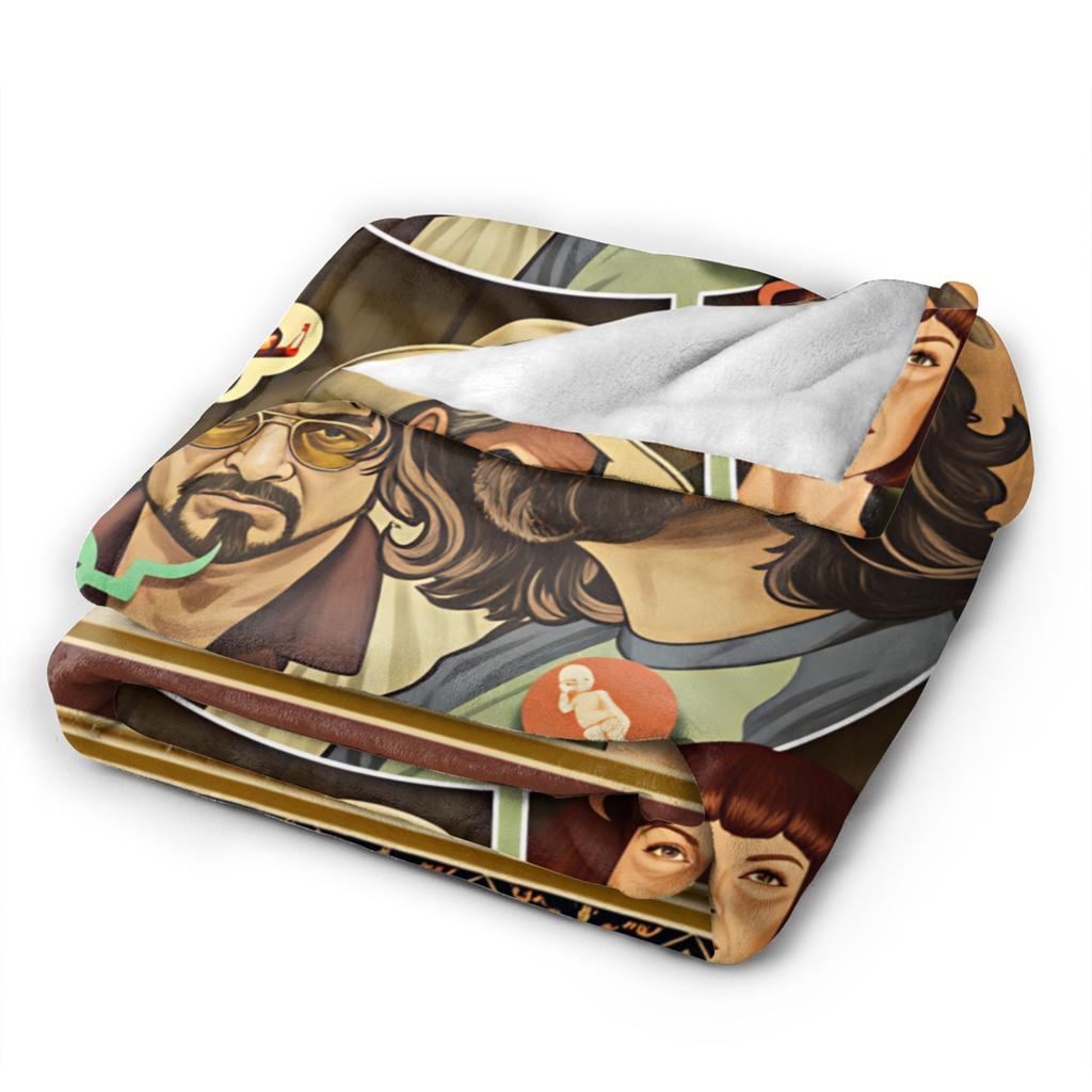 Superweiche Decken Mädchen Jungen Picknick The Dude Big Lebowski Überwurf Flanell Tagesdecke für Couch Sessel Sofa Bett Sofa Bett