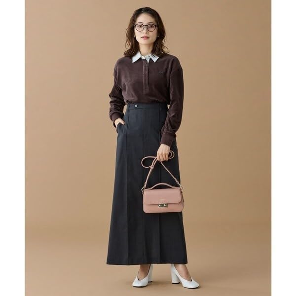 Lacoste Official Leather Shoulder Bag NF5099PHN8100 Champs-Élysées