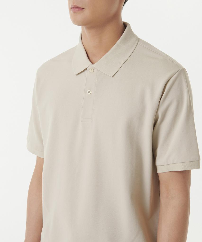 MUSINSA STANDARD [Cooltandard] Pique Polo Shirt [Ecru]