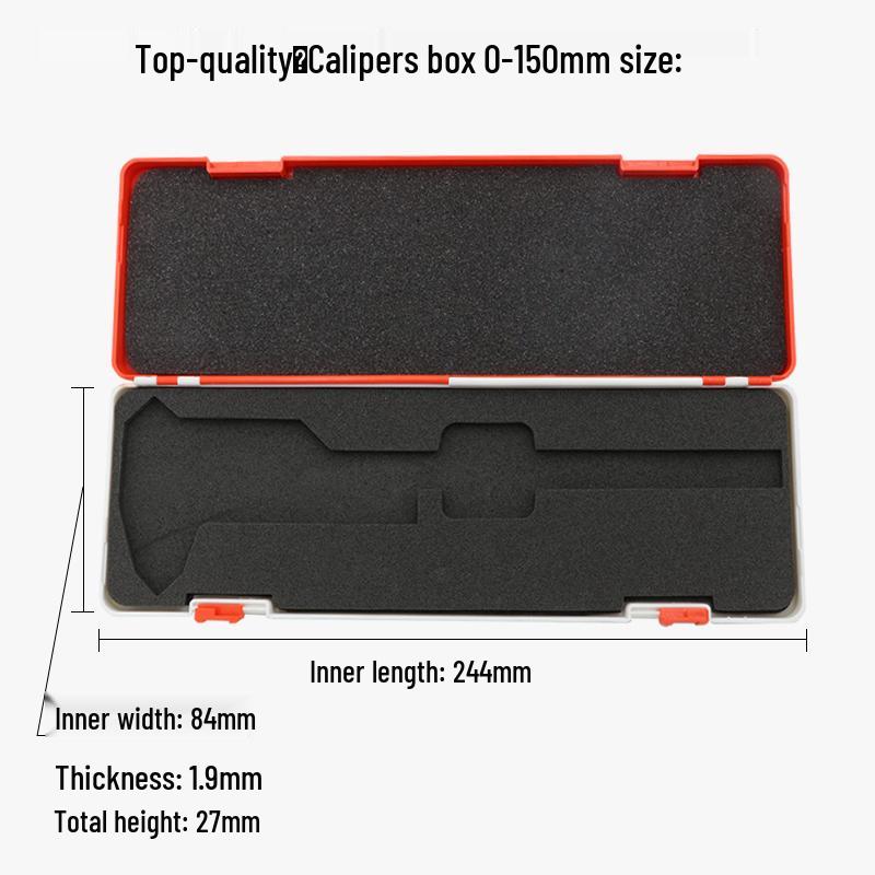 Digital Vernier Caliper with Dial and Storage Box, Model Options: 0-150, 200, 300mm