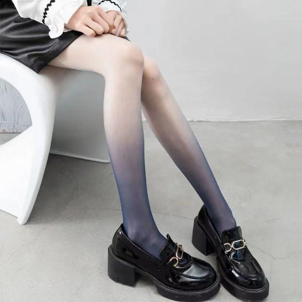 Leggings Gradient Stockings Thin Summer Silk Stocking Sexy Pantyhose Tights Ladies