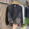 Brand Autumn Winter Interposer Bag Men's Sweatshirt Long-sleeved Round Neck Bottoming Shirt Korean Style Versatile Handsome Top