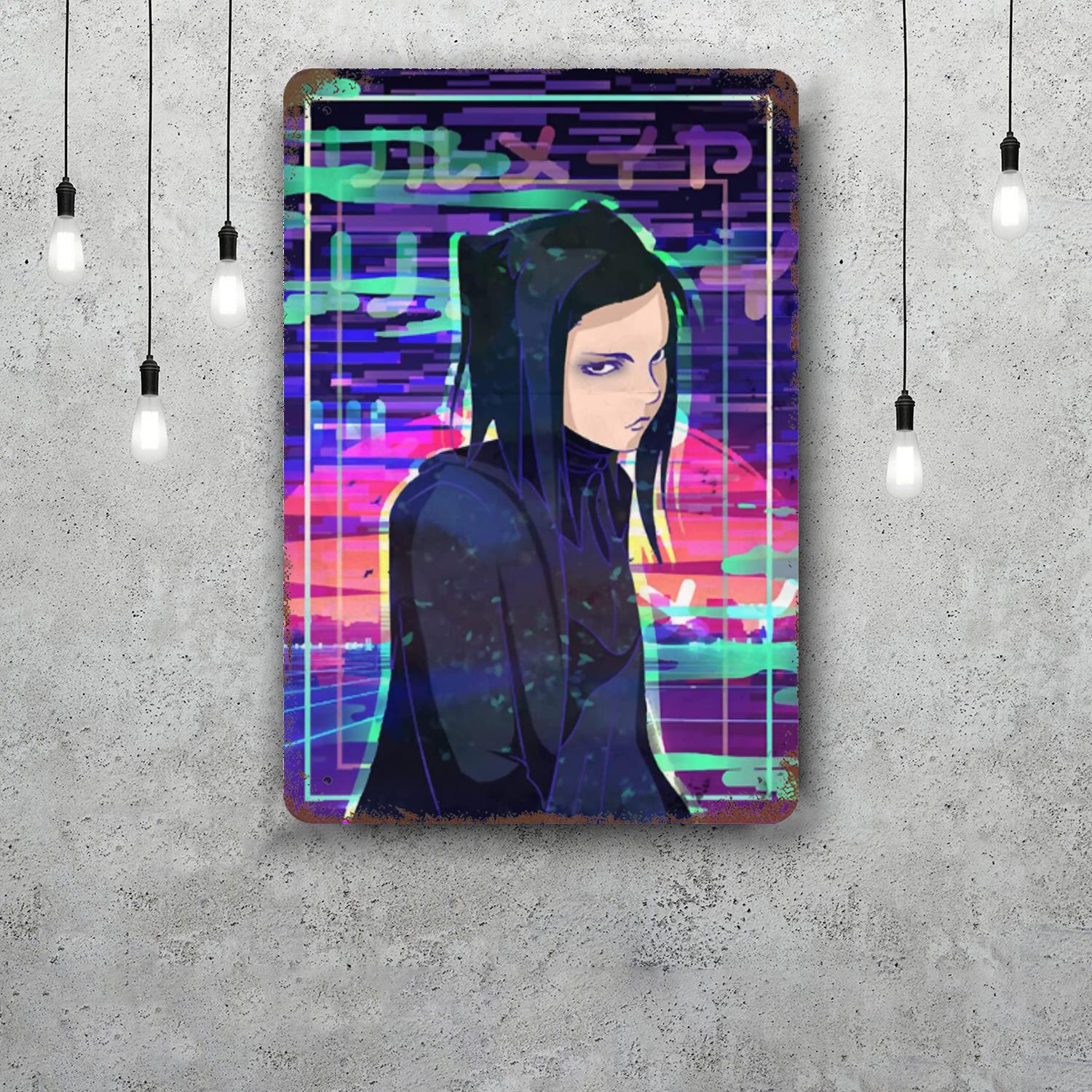 Ergo Proxy Classic Poster Rusty Metal Plaque Retro Decorative Plate Bar Man Cave Garage Club Metal Sign Wall Decoration 20x30cm（7.8x11.8inch）