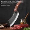 Stainless Steel Chef Knife Utility Knife Professional Vegetable Meat Cleaver Butcher Knife Fruit Knife Fish Knife Boning Knife w/Sheath Kitchen Tool