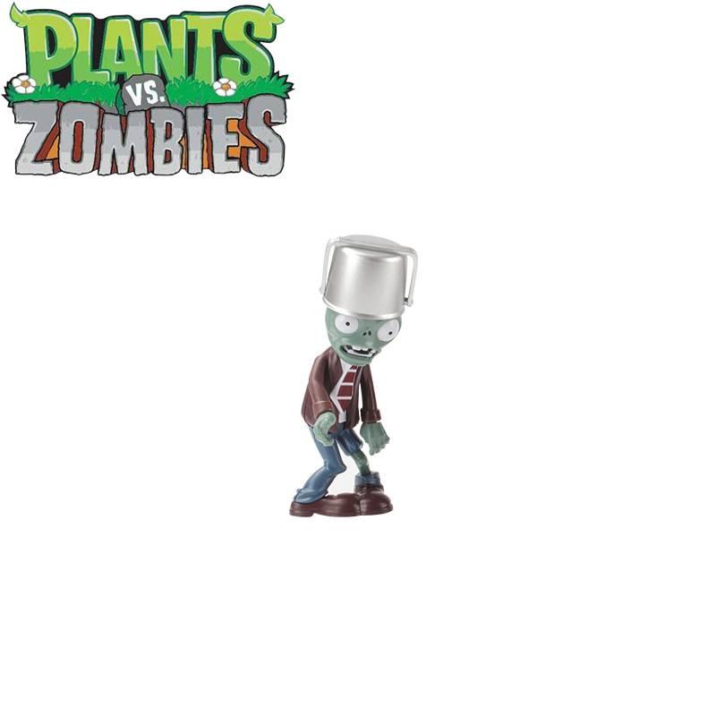 Colorful 14cm Plastic Zombies Crazy Dave Roadblock And More Buckethead
