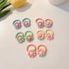 10Pcs Elastic Hair Bands for Toddler Girl with Flower and Fruit Designs for Children Various Hairstyles Hair Circles