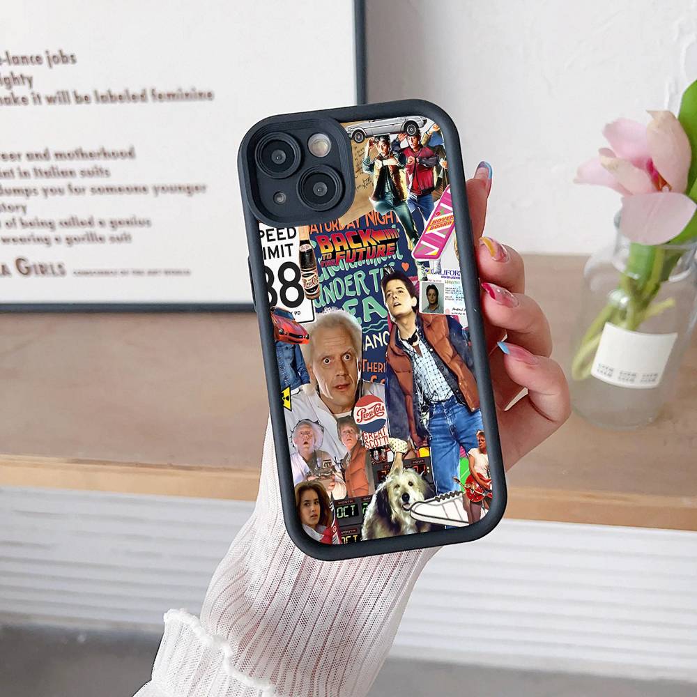 

Movie B-Back To The F-Future Phone Case For IPhone 17 16 15 14 13 12 11 Pro Max 16E Plus INS Soft Cover iPhone 17pro max
