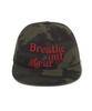 BROWNBREATH Stone Washing Camo Cap - Khaki