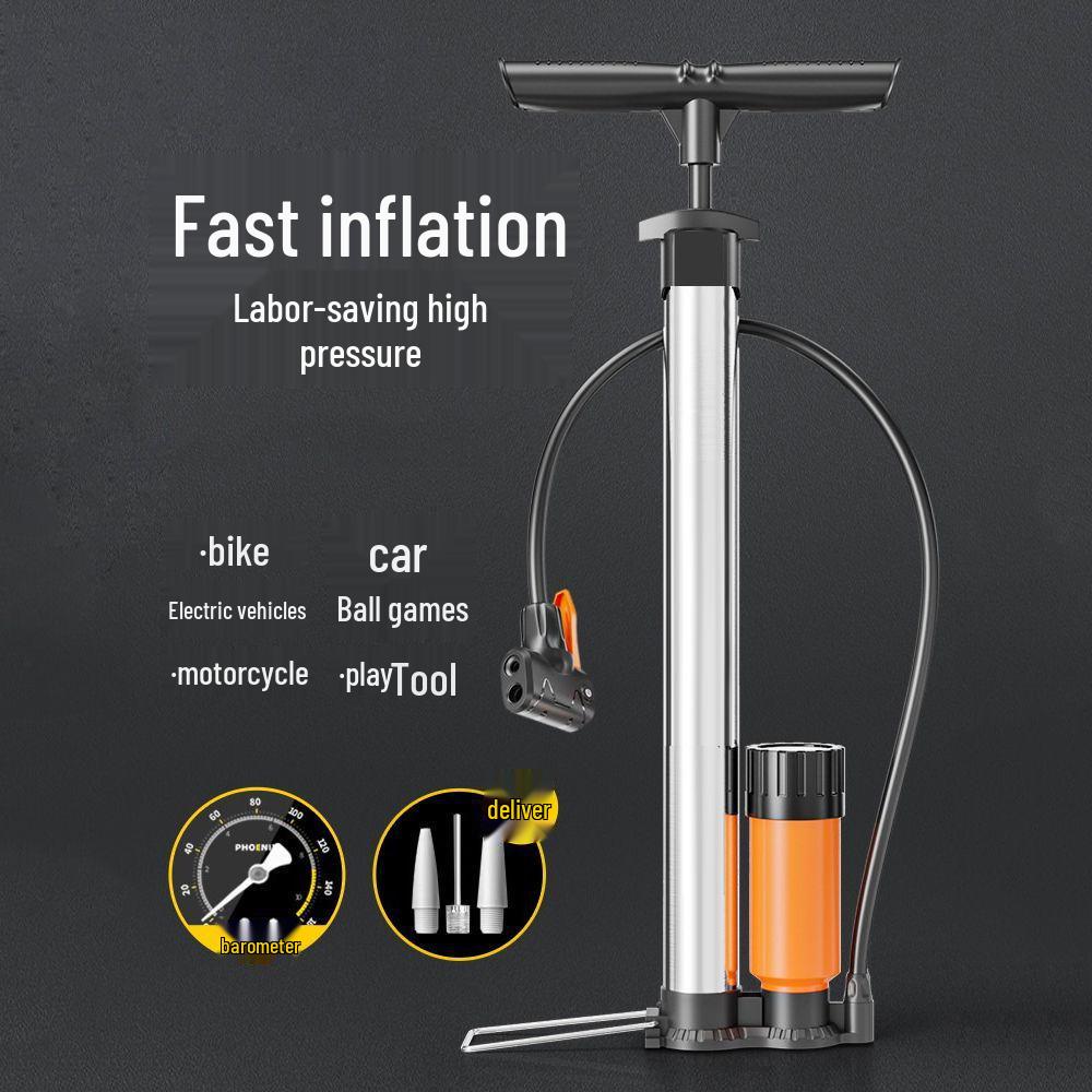 Universal High-Pressure Air Pump for Basketballs, Bicycles, Electric Cars, Motorcycles & Household Use