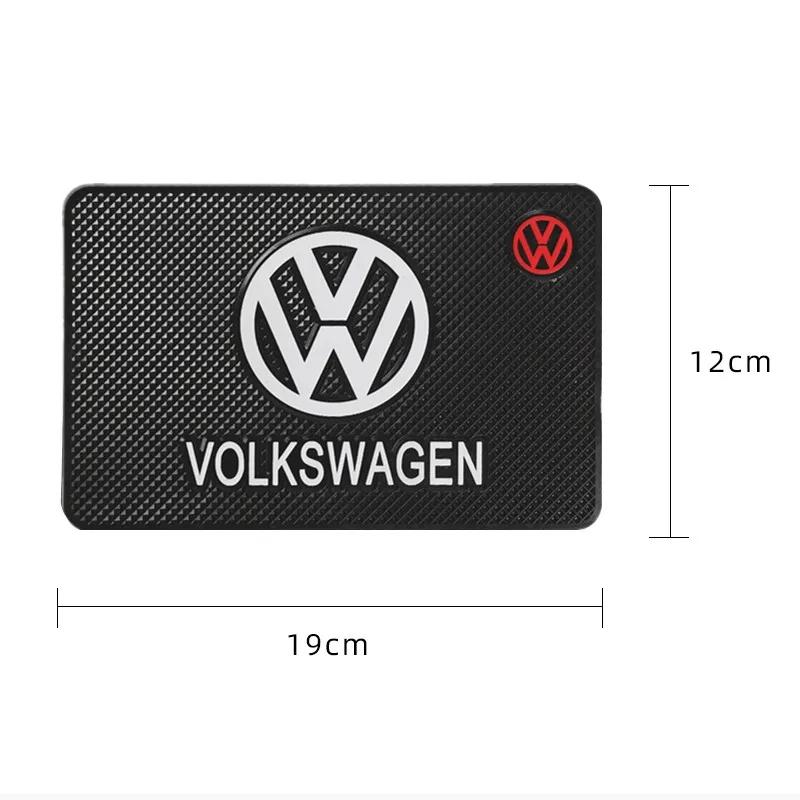 1Pcs Car Anti-Slip Mat Dashboard Sticky Pad Non-slip Mat For VW GTI Polo Golf Passat Tiguan Arteon Touareg Taigo Caddy Jetta Bee zf0