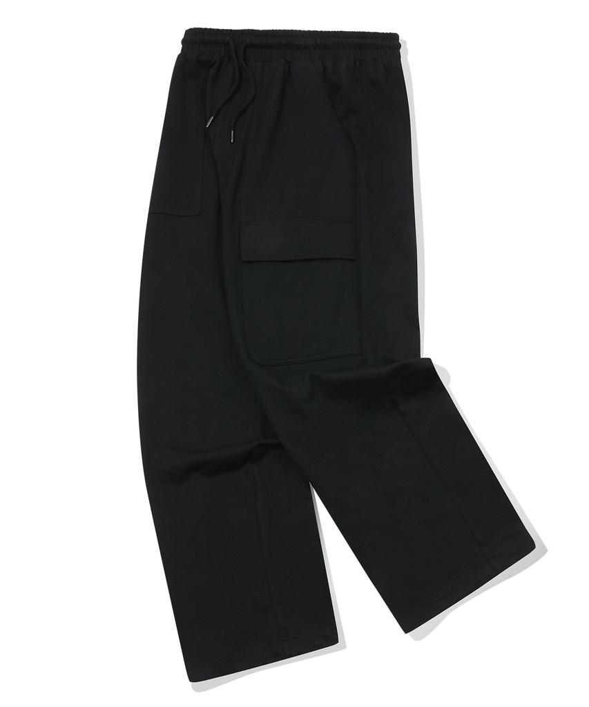 BEENTRILL Script Fatigue Sweatpants (Black)
