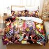 Comfortable Anime Print Duvet Cover Set With Duvet Cover And Pillowcases King Queen Twin Sizes For Boys Girls And Kids