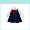 Mädchenkleid im koreanischen Stil mit weichem Polyesterstoff zum Spielen im Frühling und Herbst