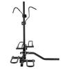 Fahrradträger für Anhängerkupplung, Plattformstil für 2 Fahrräder, Maximale Tragfähigkeit 80 LBS Fahrradträger Anhängerkupplung für 1,25-/2-Zoll-Empfänger, Kippbarer und faltbarer Fahrradträger mit