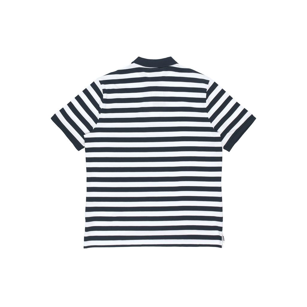 Nike Striped Short Sleeve Polo Shirt Men Tops Black BQ9075-010